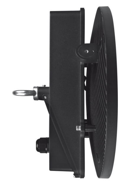 93W LED sandėlio šviestuvas DALI 115 DEG, juodas, 4000K, IP65 - Image 2