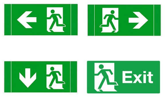 4W evakuacinis šviestuvas OPTONICA, IP65. Su baterija, kuri šviestuvą aprūpina elektra avariniu režimu iki 3h.