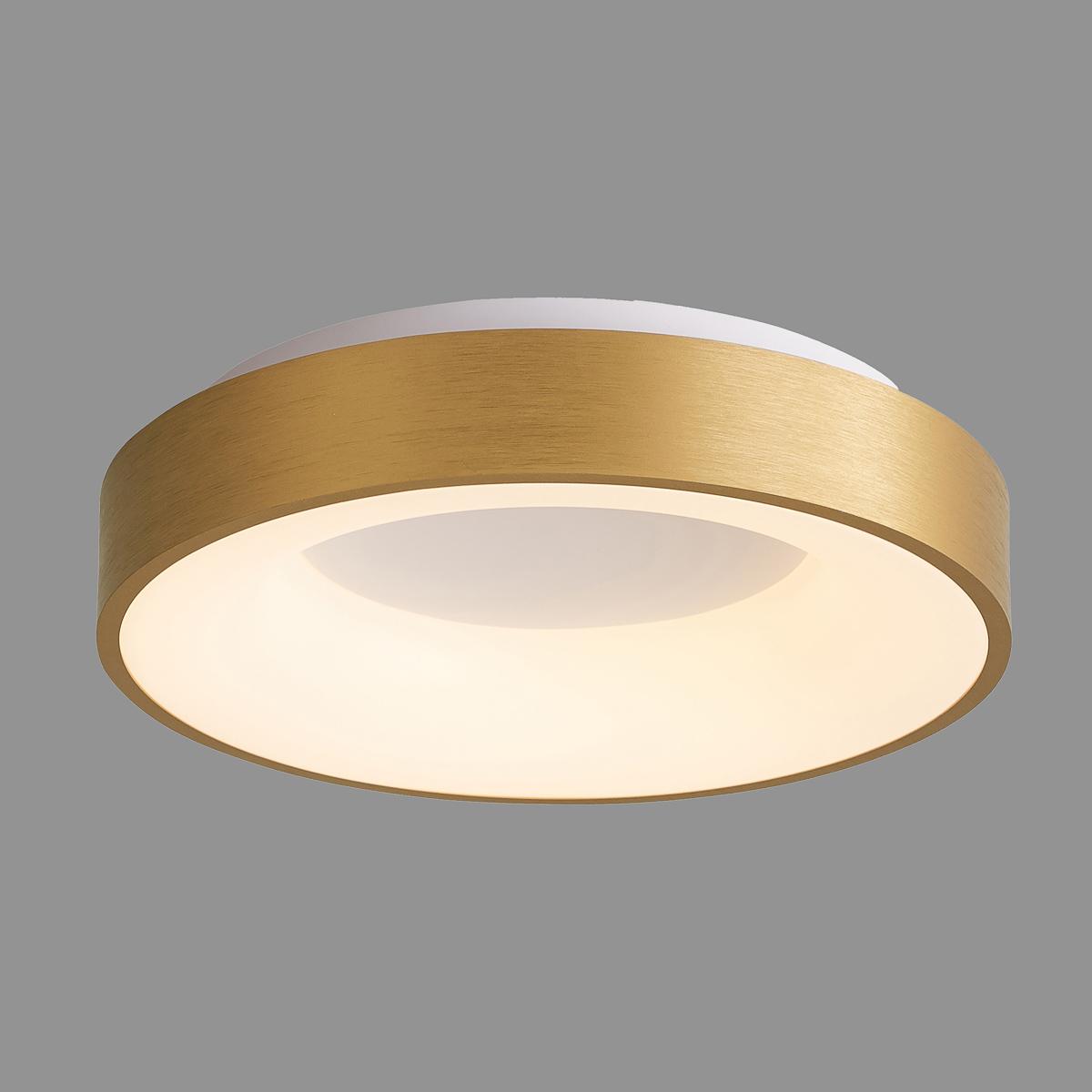 40W LED paviršinis šviestuvas GIULIA, aukso sp., 3000K