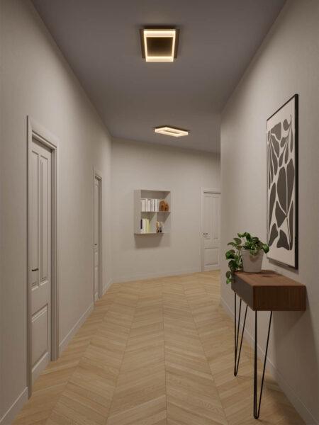 40W LED paviršinis šviestuvas PERIMETRO, baltas, 3000/4000/6500K
