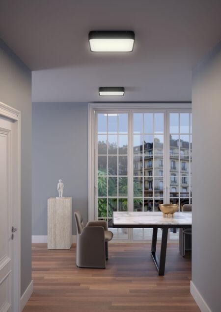 53,6W LED paviršinis šviestuvas YOMO, baltas, 3000K, dimeriuojamas, 01-2570