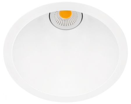7W įleidžiamas šviestuvas SWAP, matinės baltos sp., 3000K, 46°, IP65, CRI97, su maitinimo šaltiniu