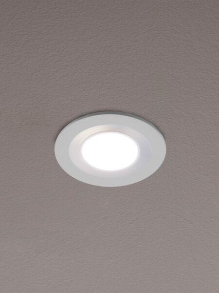5W LED įleidžiamas šviestuvas PT 06, matinės baltos sp., 3000K/RGB