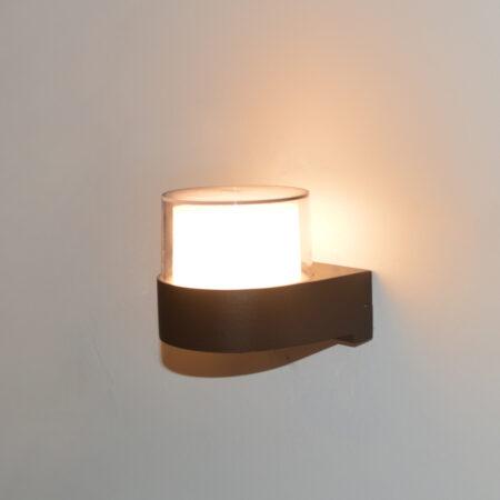 5W LED sieninis fasado šviestuvas MARTI, juodas, 4000K