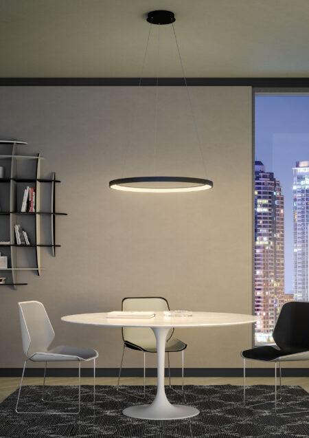 60W LED pakabinamas šviestuvas ICONIC, baltas, 3000/4000K, dimeriuojamas, 01-3914