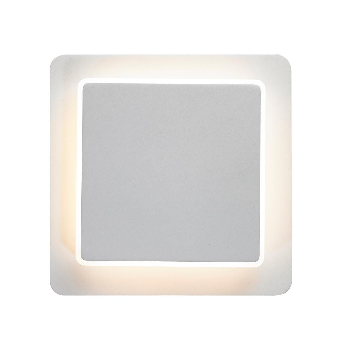 6W LED sieninis šviestuvas SENATO, baltas, 3000K