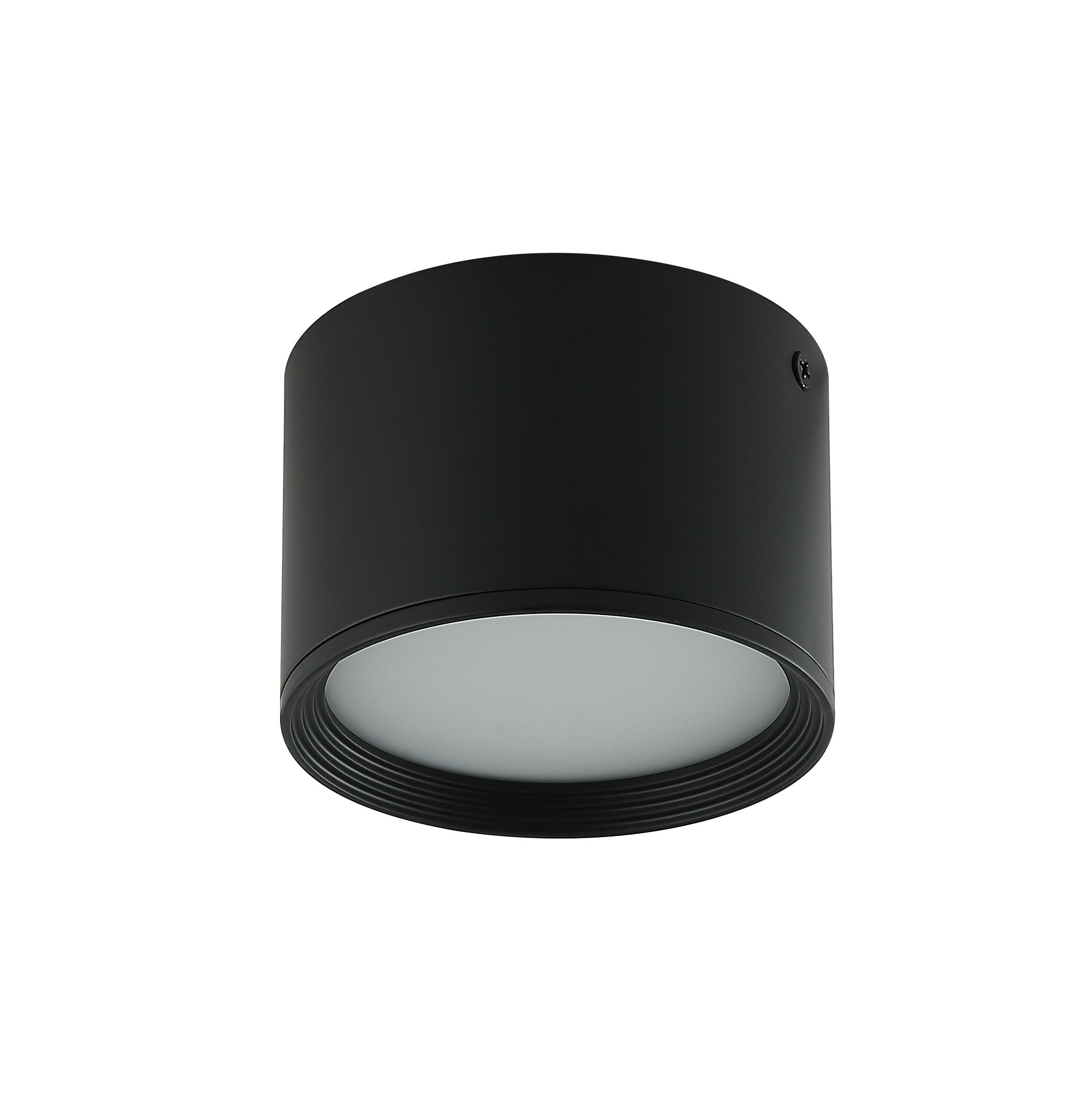 8W LED paviršinis lubų šviestuvas, juodas, 3000K, 22134 - Image 2