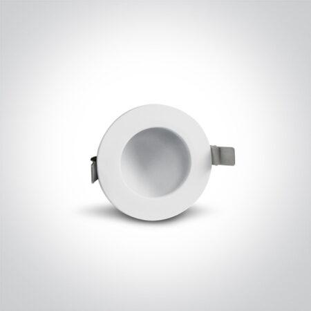 8W LED įleidžiamas šviestuvas, baltas, 3000K, 10108FD/W/W