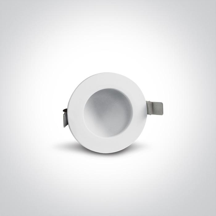 8W LED įleidžiamas šviestuvas, baltas, 3000K, 10108FD/W/W