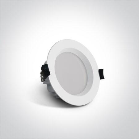 13W LED įleidžiamas šviestuvas, baltas, 3000K, 10113B/W/W