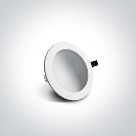 16W LED įleidžiamas šviestuvas, baltas, 4000K, 10116FD/W/C