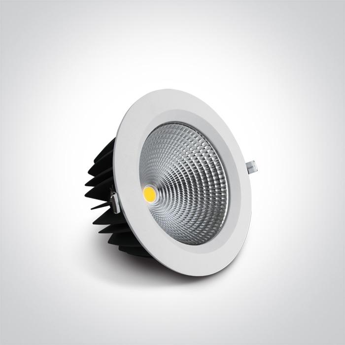 20W LED įleidžiamas šviestuvas, baltas, 4000K, 10120CA/W/C