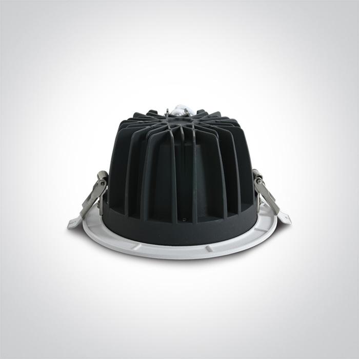 20W LED įleidžiamas šviestuvas, baltas, 4000K, 10120CA/W/C - Image 2