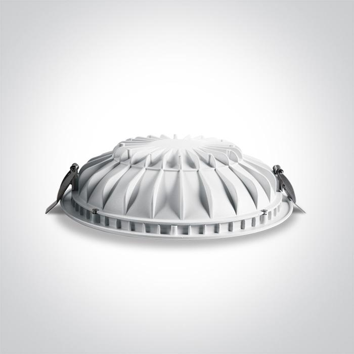 22W LED įleidžiamas šviestuvas, baltas, 4000K, 10122FD/W/C - Image 2