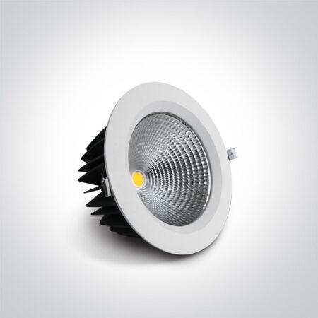 30W LED įleidžiamas šviestuvas, baltas, 4000K, 10130CA/W/C