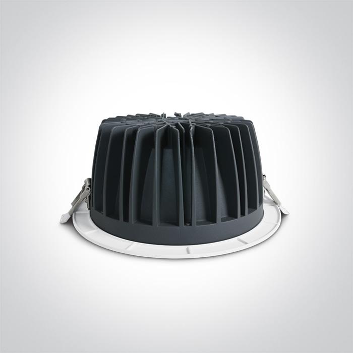 30W LED įleidžiamas šviestuvas, baltas, 3000K, 10130CA/W/W - Image 2