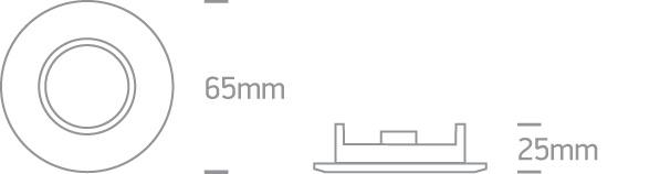 Įleidžiamas pakreipiamas šviestuvas, GU4, chromo sp., 11103A/MC