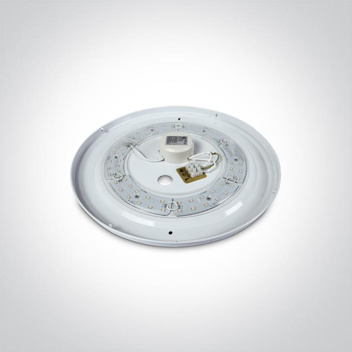 26W LED plafonas, baltas, 3000K, 62024C/W