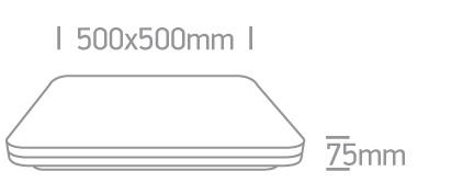 50W LED plafonas, juodas, 3000K, 62146A/B/W - Image 2