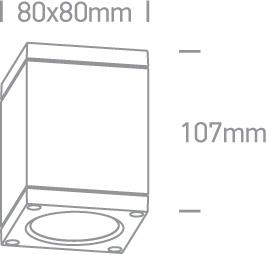 6W LED cilindro formos šviestuvas, antracito sp., 3000K, 67138D/AN/W