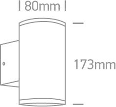 Sieninis lauko šviestuvas, GU10, antracito sp., 67400B/AN