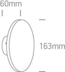 7W LED sieninis šviestuvas, baltas, 3000K, 67450/W/W - Image 2