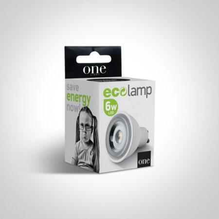 6W LED lemputė, dimeriuojama, GU10, 2700K, 7306CGD/EW