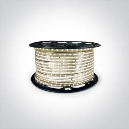 6,6W/m LED juosta, 3000K, 100m ritė, 7850/W