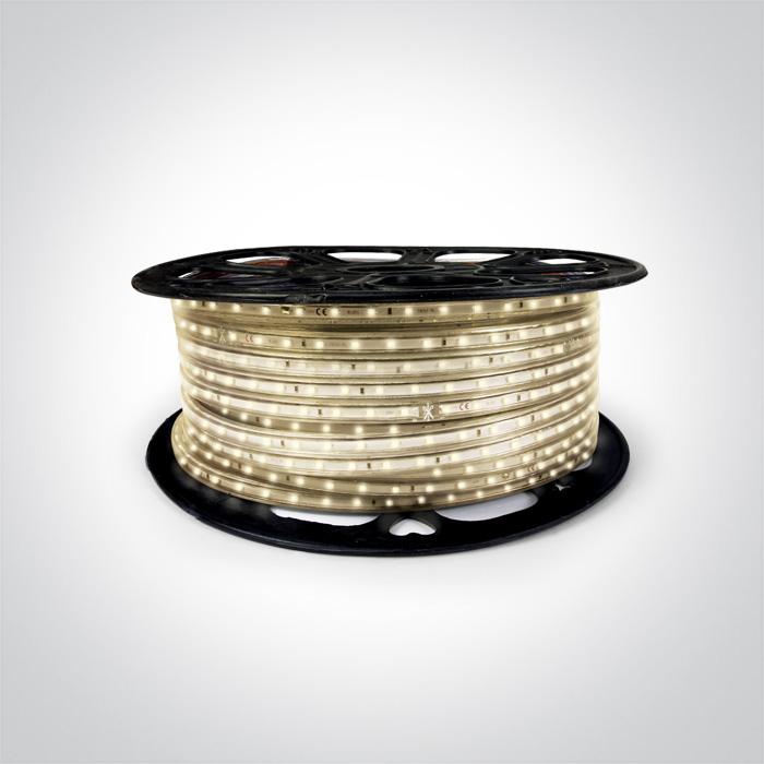 13W/m LED juosta, 3000K, 30m ritė, 7862/W
