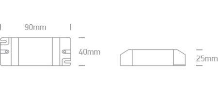 4-8W 350mA LED maitinimo šaltinis, 89008