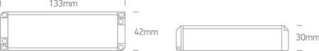 7,5-15W 350mA LED maitinimo šaltinis, dimeriuojamas, 89015T