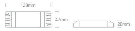 13-20W 350mA LED maitinimo šaltinis, 89020
