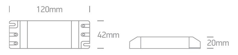 13-20W 350mA LED maitinimo šaltinis, 89020
