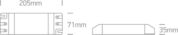 100W LED maitinimo šaltinis, dimeriuojamas, 89100VT