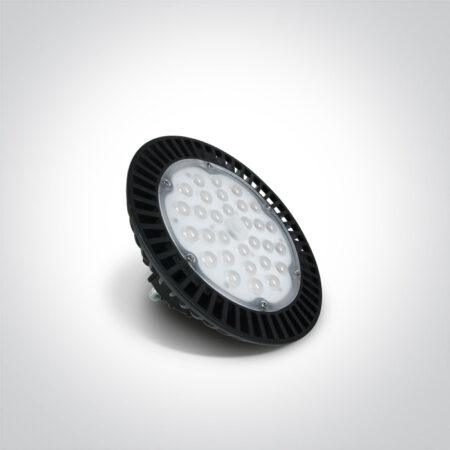 100W LED sandėlio šviestuvas UFO, juodas, 4000K, 63100N/C