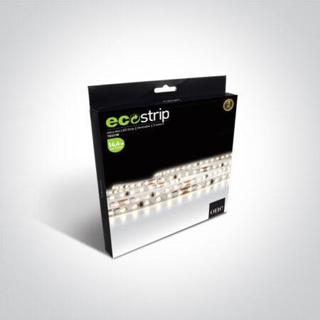 14,4W/m lanksti LED juosta, 196LED/m, 3000K, IP20, karpoma kas 3,5cm, 5m ritė, 7833/W