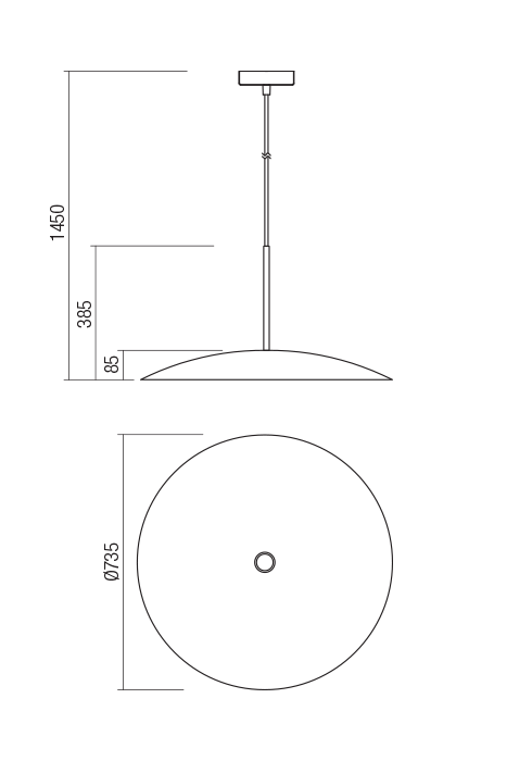 Pakabinamas šviestuvas CYMBAL, E27, juodos/aukso sp., 01-1744 - Image 2