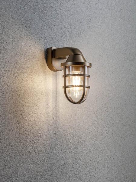 Sieninis lauko šviestuvas CAGE, E27, vario sp., IP44
