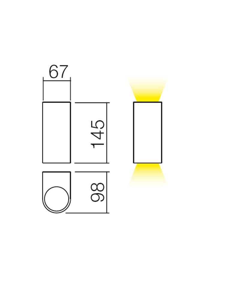 Sieninis lauko šviestuvas SCAN, GU10, rūdžių sp., IP44 - Image 2