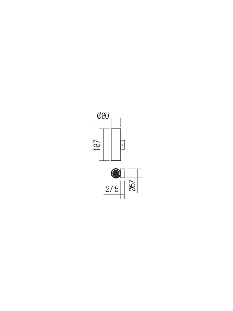 Sieninis šviestuvas AXIS, GU10, matinės baltos sp. - Image 2