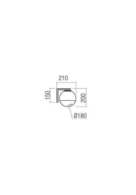 Sieninis šviestuvas BERRY, E27, chromo/dūmų sp., 01-2303