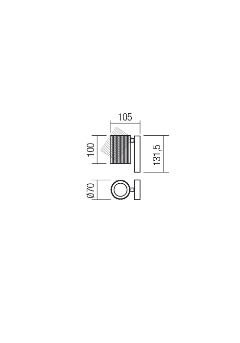 Sieninis šviestuvas DELPHI, GU10, matinės aukso sp., 01-2582 - Image 2