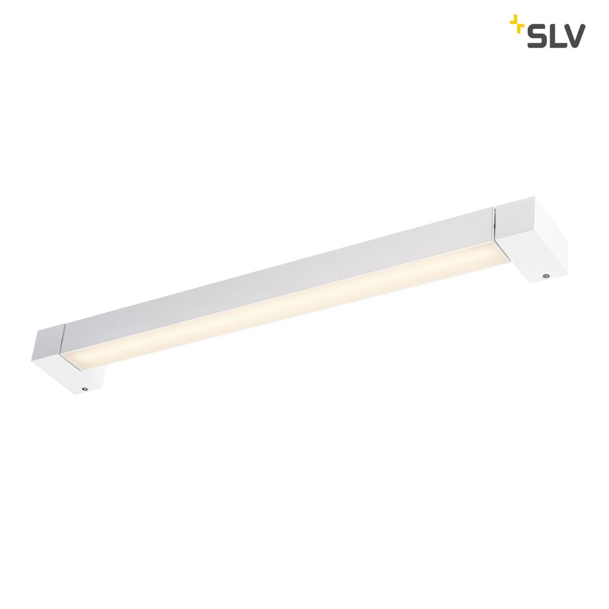 20W LED sieninis/lubų šviestuvas LONG GRILL, baltas, 3000K