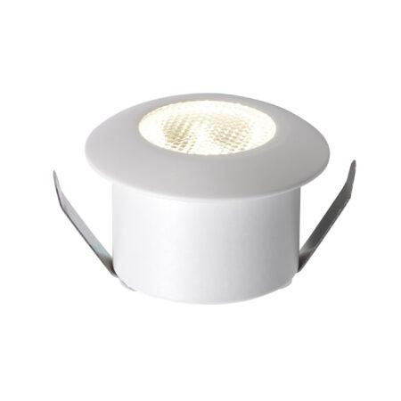 1,2W LED įleidžiamas šviestuvas ASSO, baltas
