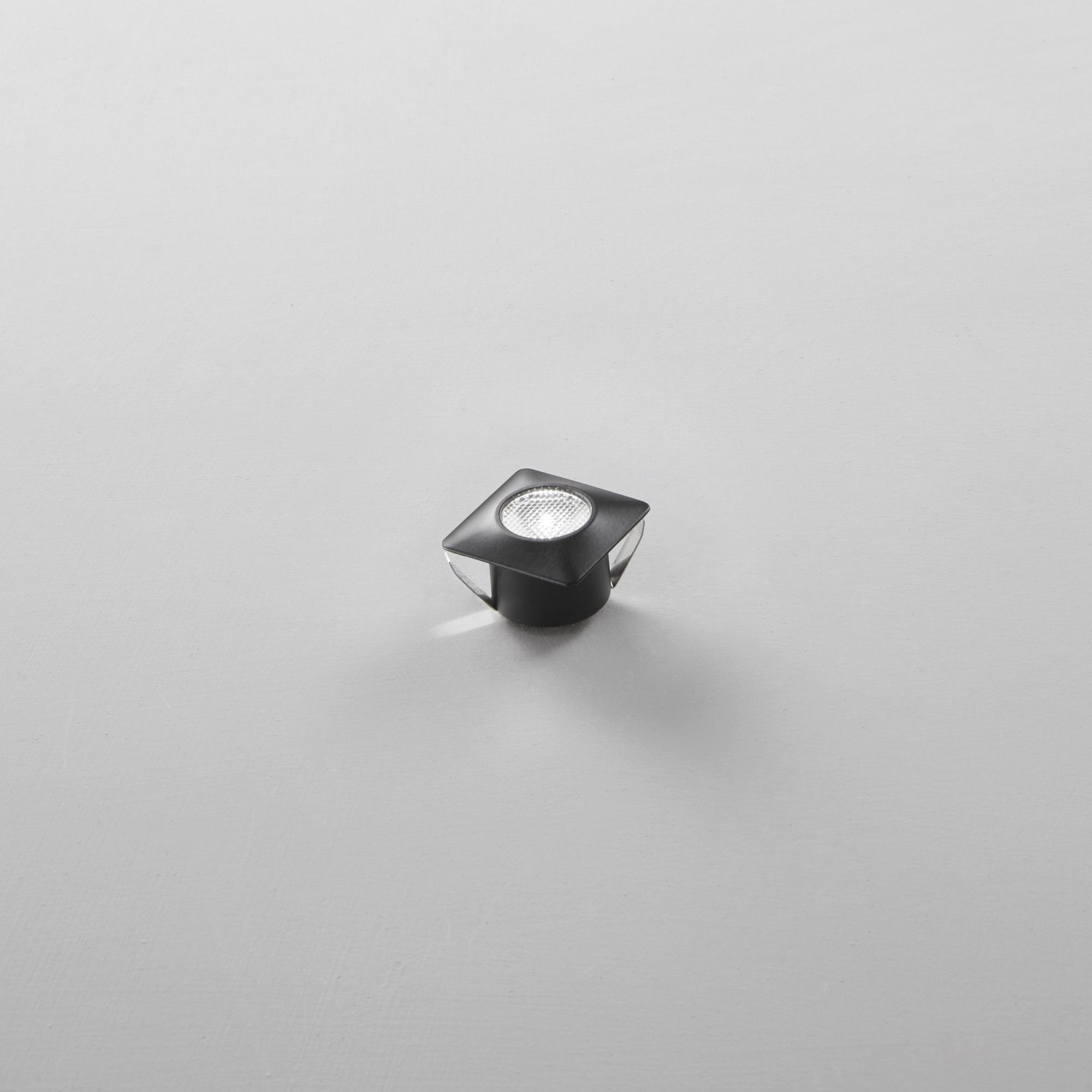 1,2W LED įleidžiamas šviestuvas ASSO, juodas, 4000K - Image 2
