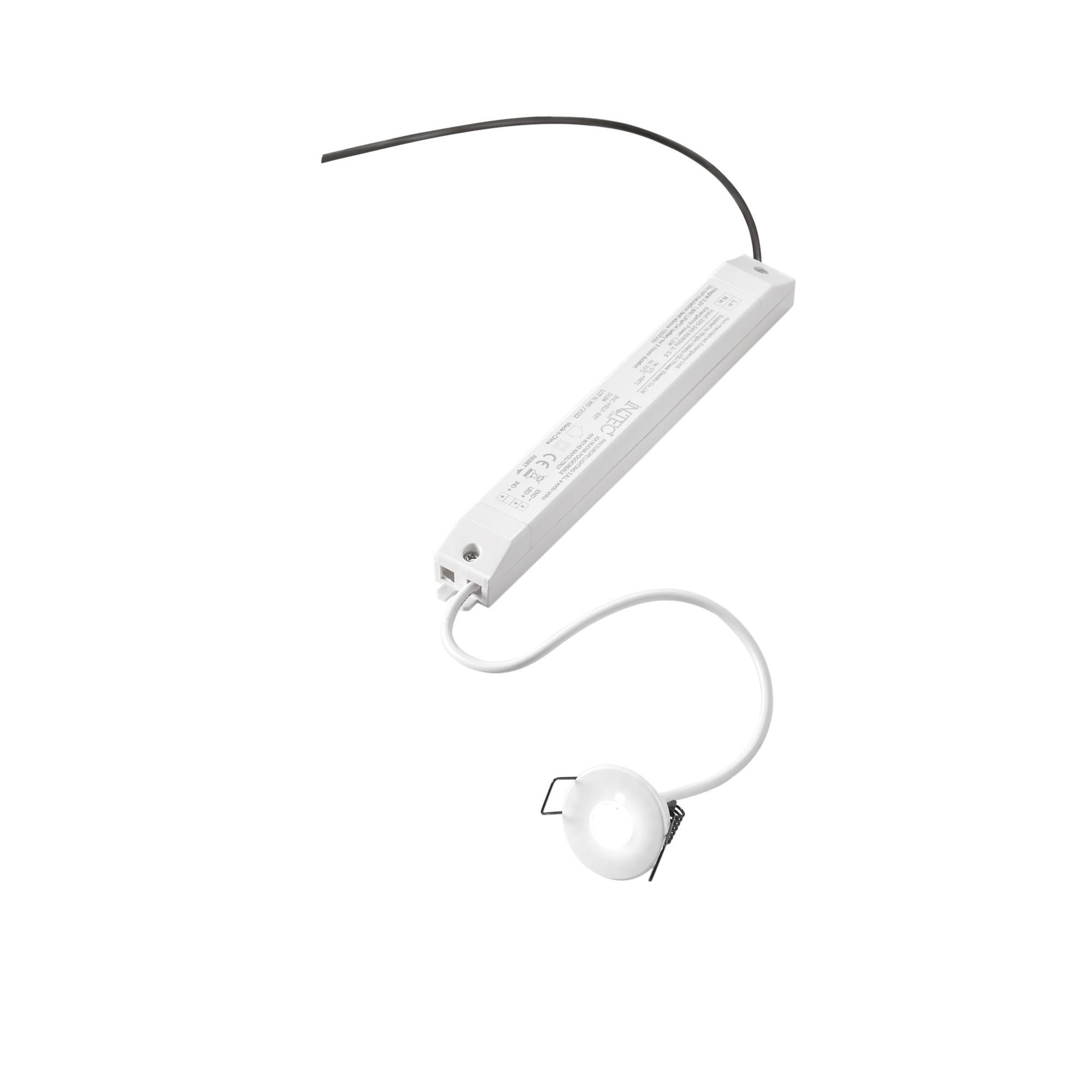 1,2W LED įleidžiamas šviestuvas HELP, baltas, 4000K
