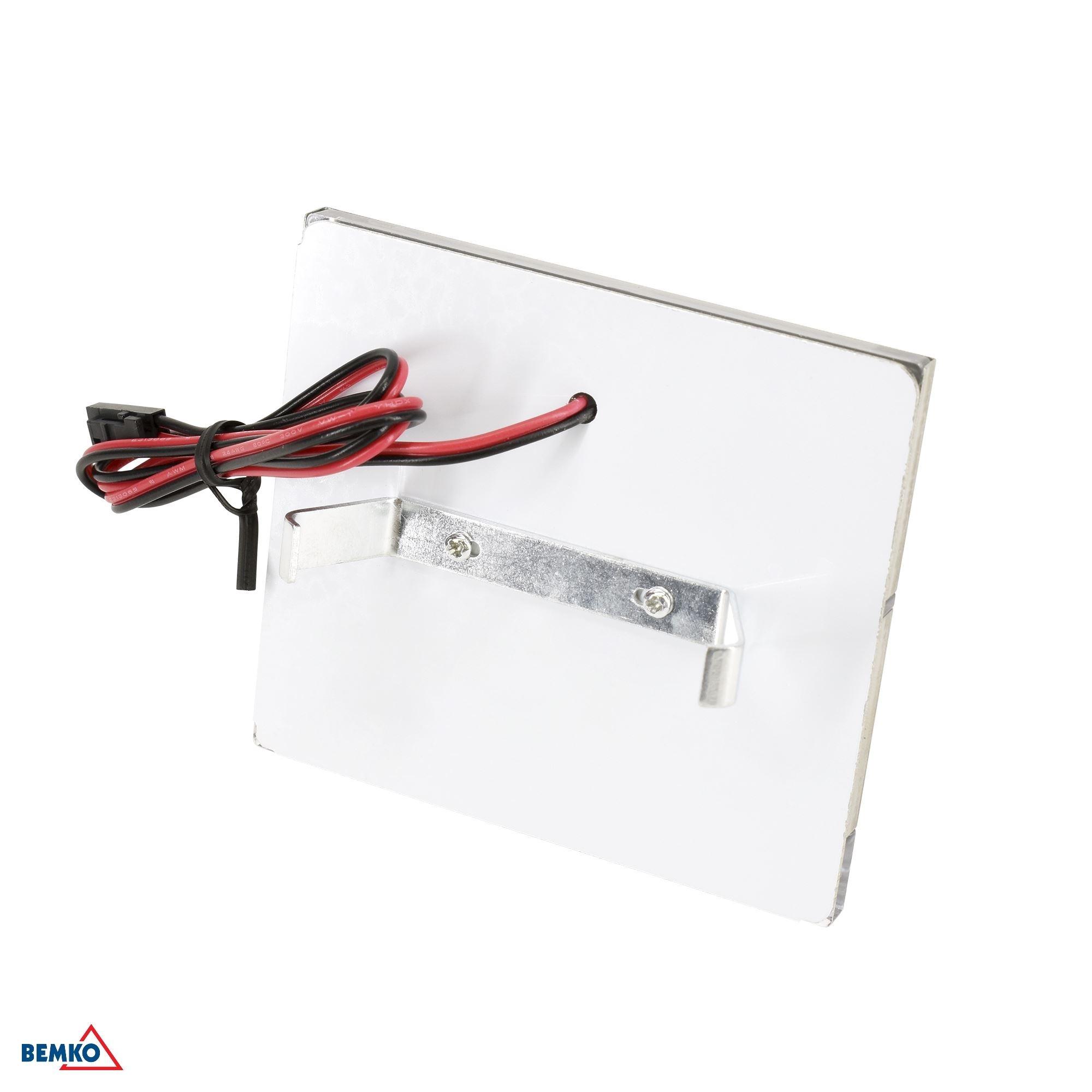 1,2W LED sieninis šviestuvas laiptų apšvietimui STEPPER, plieno sp., 6000K - Image 2
