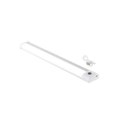 1,7W LED spintelės šviestuvas su IR davikliu BLAM, baltos/sidabro sp., 3000K