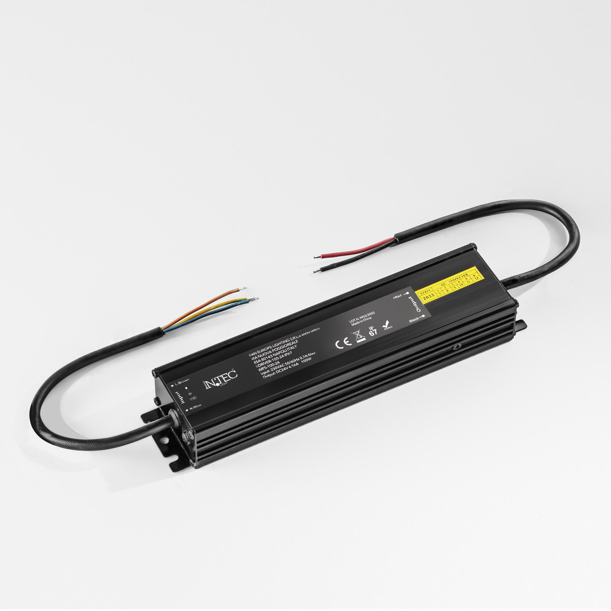 100W LED maitinimo šaltinis, 24V, IP67 - Image 2