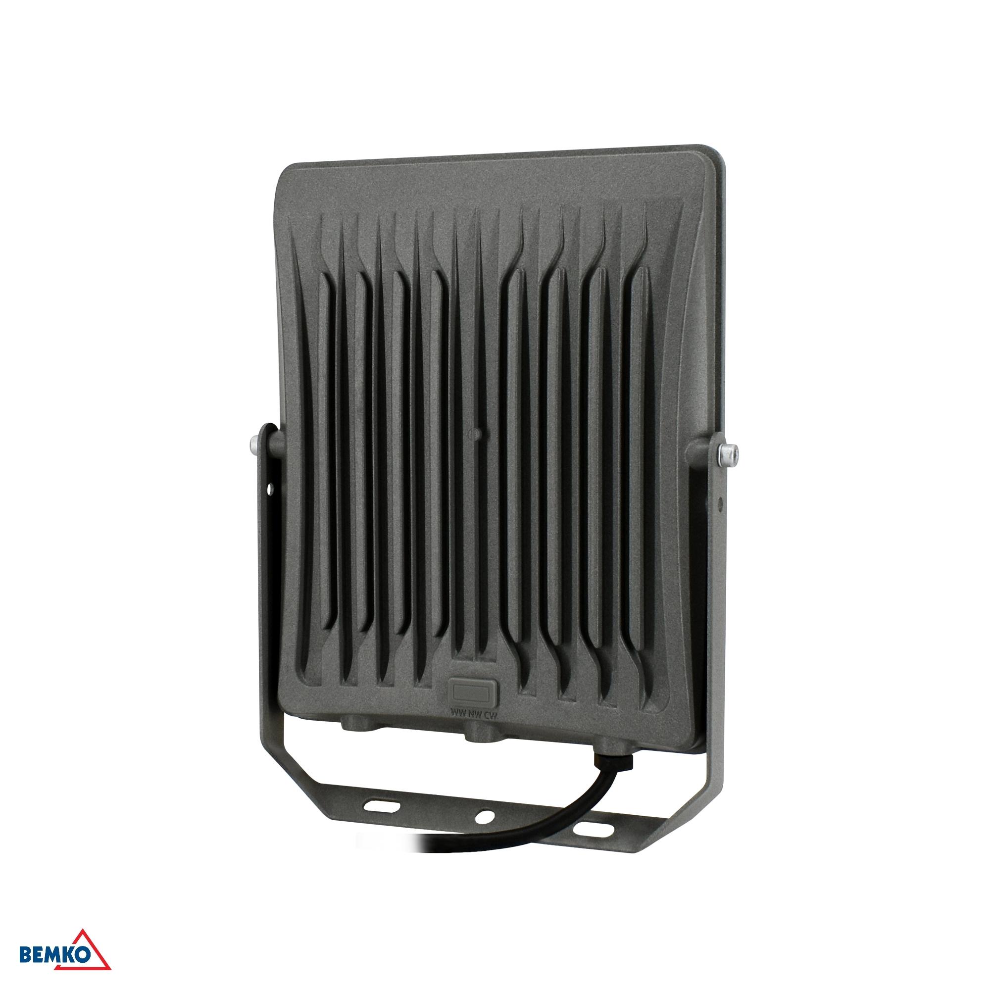 100W LED prožektorius PRAJNA, pilkas, 3000/4000/6500K, IP65 - Image 2